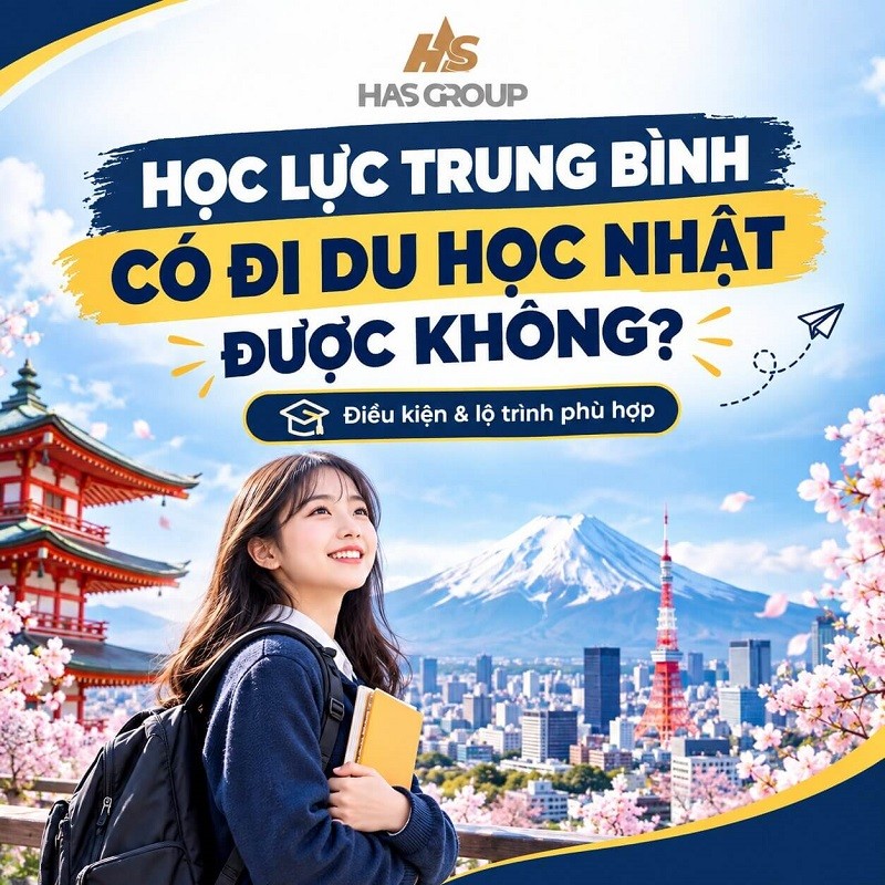 Học lực trung bình có đi du học Nhật được không? Điều kiện và hướng đi phù hợp